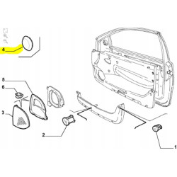 Zaślepka drzwi Fiat Punto OE 13142287