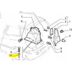 Tuleja zaciskowa Fiat Bravo OE 46423672