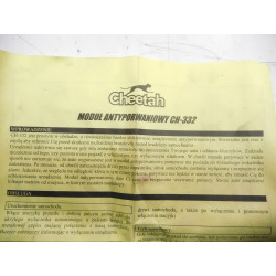 Immobiliser CH - 332 (urządzenie antyporwaniowe, jednoobwodowe)
