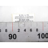 Naklejka DO NOT USE Fiat Multipla OE 10453780