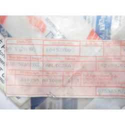Naklejka DO NOT USE Fiat Multipla OE 10453780