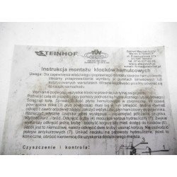 Klocki hamulcowe przód STEINHOF Fiat Barchetta SM 586/1