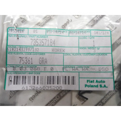 Zaślepka haka holowniczego tył Fiat Panda OE 735357184