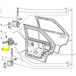 Ogranicznik drzwi tylne Fiat Tipo OE 7602800