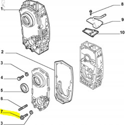 Śruba pokrywy pompy olejowej Fiat Ducato OE OE 504008971