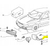 Spinka lampy przeciwmgielnej lewy przód Fiat Brava OE 46473571