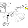 Śruba zrywalna stacyjki Fiat Barchetta OE 46736610