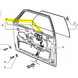 Nakrętka drzwi Fiat Croma OE 14084211