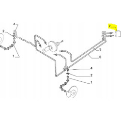 Sterowanie hamulcem Fiat Tempra OE 10105065