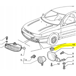 Spinka, mocowanie lampa przód Fiat Bravo OE 46454321