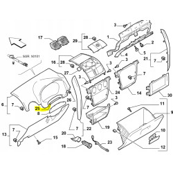 Podkładka licznika Fiat Sedici OE 71743921