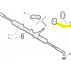 Miseczka przekładni kierowniczej Fiat Punto OE 46401790