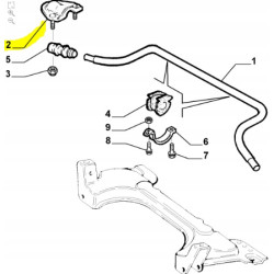 Mocowanie stabilizatora przód Fiat Palio OE 46419188