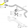 Mocowanie stabilizatora przód Fiat Palio OE 46419188