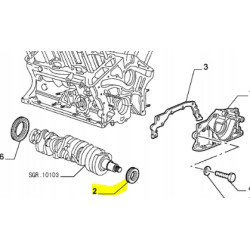 USZCZELNIACZ WAŁU PRZÓD ALFA ROMEO 147 OE 60601977