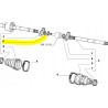 Pierścień blokujący półwałek różnicowy Fiat Bravo OE 46307460