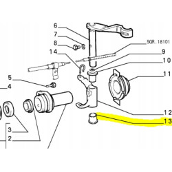 TULEJKA DŹWIGNI SPRZĘGŁA DOLNA FIAT CINQUECENTO OE 7692610
