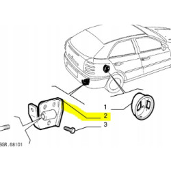 Korpus ramy Fiat Brava OE 7774728
