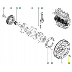 Śruba, koła zamachowe Renault Megane III Espace V OE 12315-KB00A