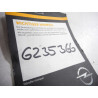 Sterownik silnika Opel Zafira B OE 6235366