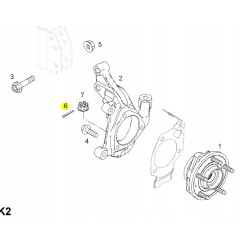 Spinka, przegub Opel Antara OE 94536064