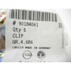 Obejma przewodu hamulcowego Opel Astra G 90184061