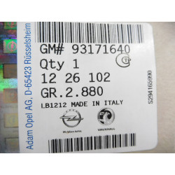 ŚWIATŁO BOCZNE KIERUNKOWSKAZU VECTRA C 93171640