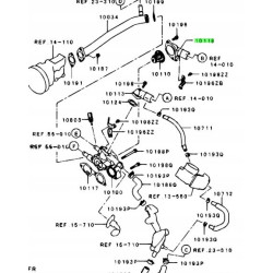 Pokrywa termostatu Mitsubishi Lancer OE 1305A023