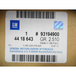 Czujnik ABS tył Opel Vivaro A OE 93194900