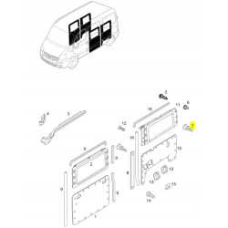 Spinka boczka drzwi Opel Movano A OE 91166828