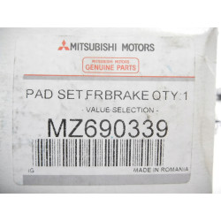 Klocki hamulcowe przód Mitsubishi Colt VI MZ690339