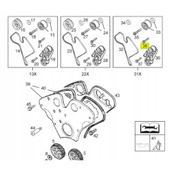 Śruba rozrządu M10X 65 Opel Vectra B OE 11095521