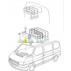 Szyba Volkswagen T4 OE 701845151