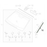 Listwa szyby przedniej Hyundai SantaFE 86139 2W000