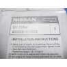 Filtr oleju Nissan Micra I OE A5208-01B02