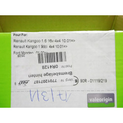 Zestaw klocków hamulcowych tył Valeo 598527