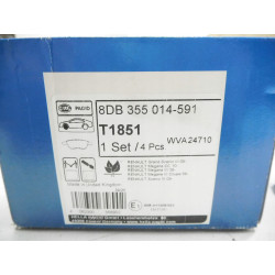 Zestaw klocków hamulcowych Hella 8DB355014-591