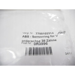 Pierścień ABS przód Renault Twingo I 7700103314