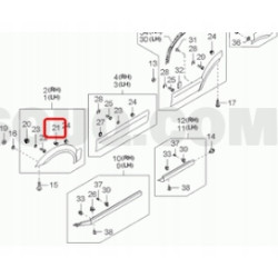 Spinka moc. listwy Kia Sorento OE 0K092 60408