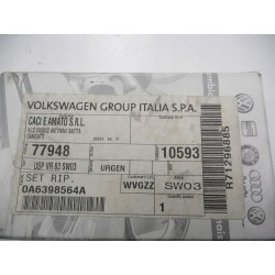 ZESTAW NAPRAWCZY VW AUDI 80 SKODA SEAT 0A6398564A