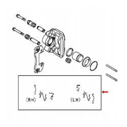 Reperaturka zacisku hamulca PAJERO SPORT MR389630