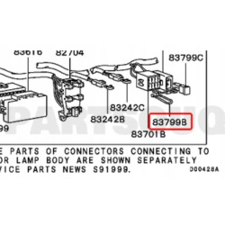 Łącznik topliwy Mitsubishi L300 OE MB249345
