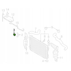 Podkładka gumowa chłodnicy KiaSportage 25335 2E000