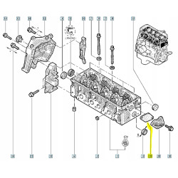Uszczelka wspornika Renault Clio II OE 7700866048