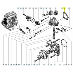 Uszczelka obudowy termostatu Master I 7701034976