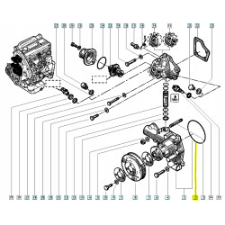 Uszczelka pompy wody Renault Master I 7701028445