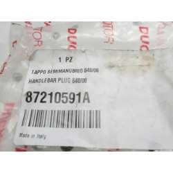 KOREK DUCATI HANDLE BAR PLUG 87210591A