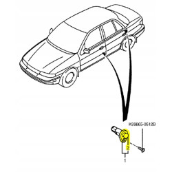 Guma przełącznika drzwi Kia SEPHIA 96 0K20166541