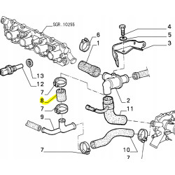 Przewód chłodnicy Alfa Romeo 75 OE 60534765