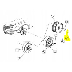Dekielek felgi MOPAR ChryslerPTCruiser 04656675AA